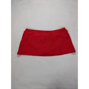 Women's Lands' End Textured Chlorine Resistant Mini Swim Skirt - NWOT - Size 16